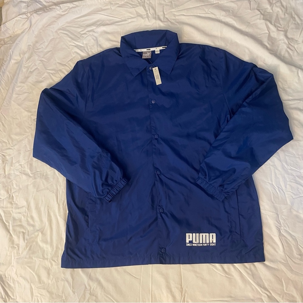 PUMA Men's Navy Windbreaker